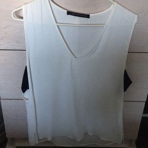 Zara short sleeve blouse